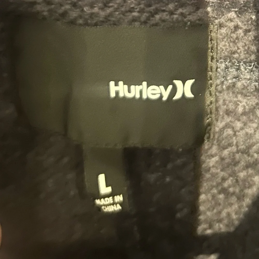 Hurley Navy Plaid Hooded Utility Jacket - Picture 5 of 6